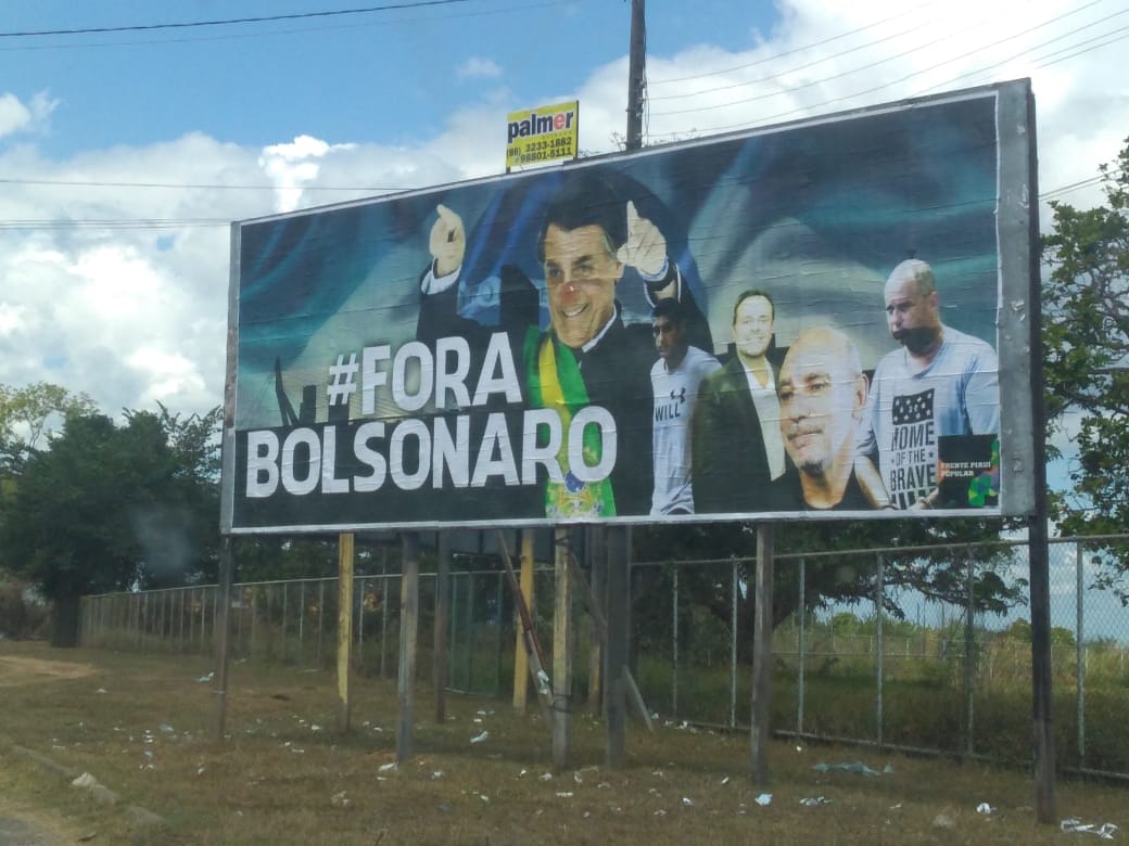 A campanha contra Bolsonaro está nas principais cidades
